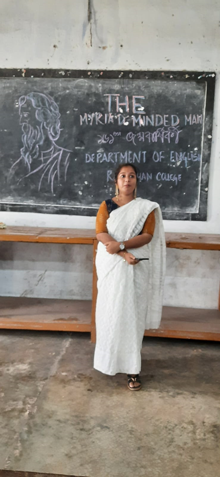 Students pay homage to Kabi Guru, R. N. Tagore through different Programme